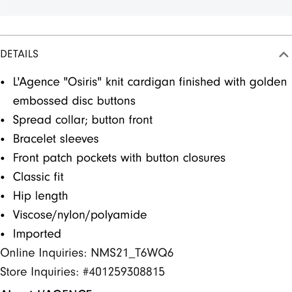 L’agence collared cardigan - Picture 16 of 16